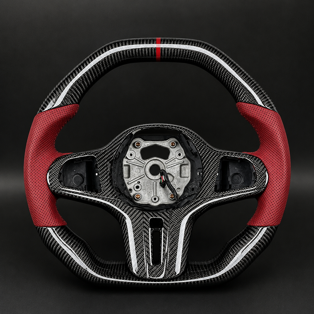 Carbon Fiber Steering Wheel For BMW G20 G21 G22 G80 F82 F83 F87 2018-2024