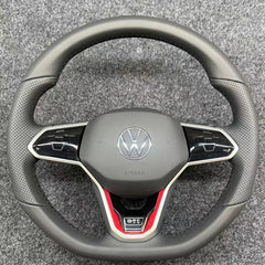 Carbon Fiber Steering Wheel For VW Golf 8 Mk8 GTI Golf R 2020–2024