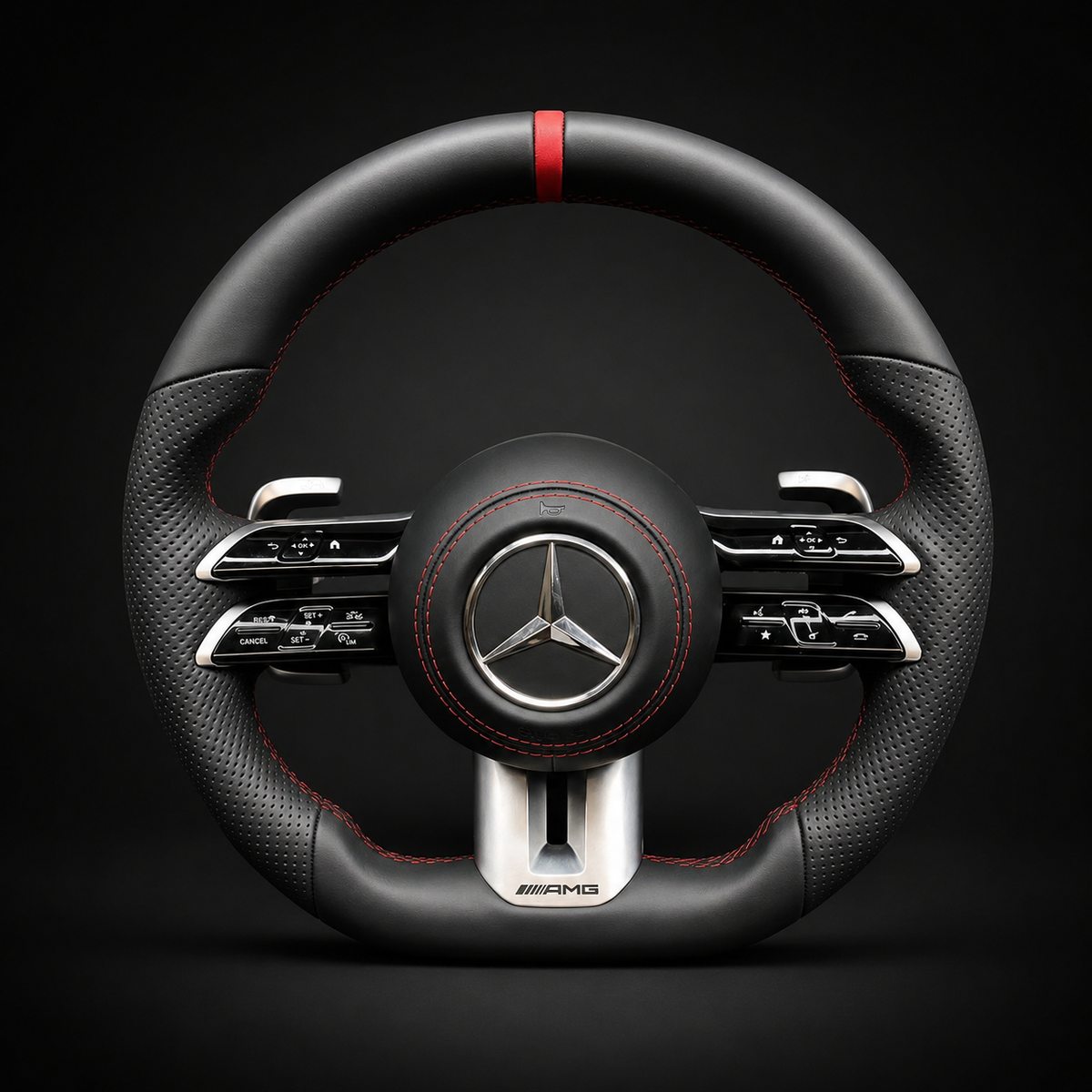 Carbon Fiber Steering Wheel for Mercedes-Benz AMG A B C S G E 2012-2024 OLD TO NEW