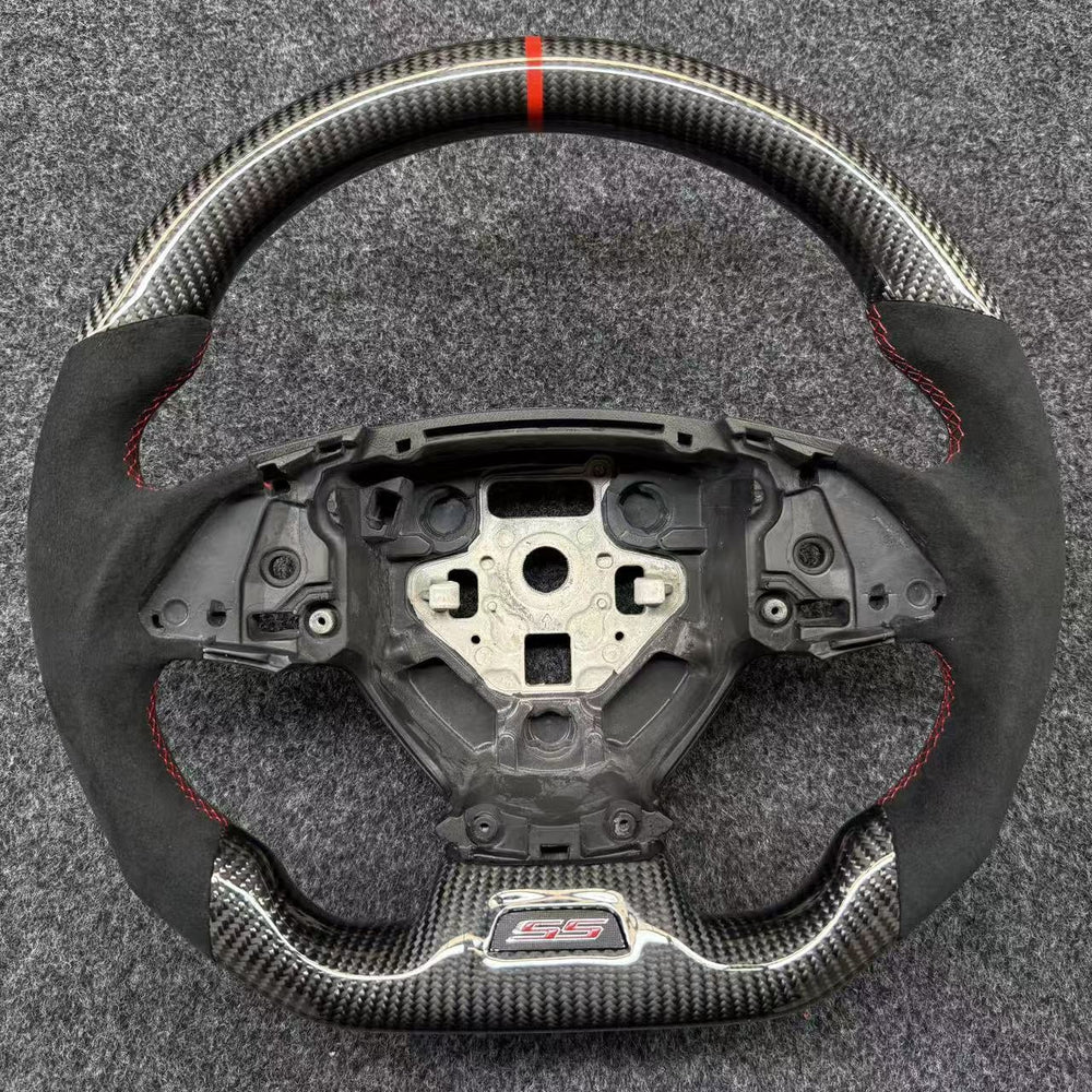 Carbon Fiber Alcantara Steering Wheel Fit for Chevrolet Camaro ZL1 SS 2016-2024