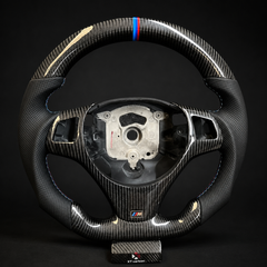 Real Carbon Fiber Steering Wheel for BMW E90 E92 E93 M3 328i 335i 135i W/Cover