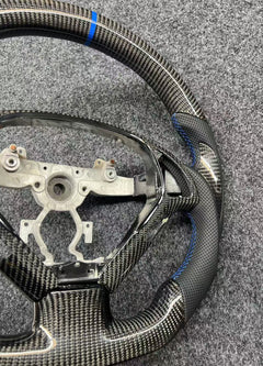 Carbon Fiber Steering Wheel For Infiniti G37 G35 2008-2013 with CF Trim &Cover