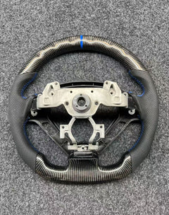 Carbon Fiber Steering Wheel For Infiniti G37 G35 2008-2013 with CF Trim &Cover