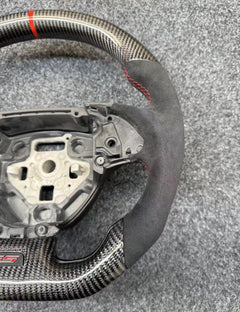 Carbon Fiber Alcantara Steering Wheel Fit for Chevrolet Camaro ZL1 SS 2016-2024