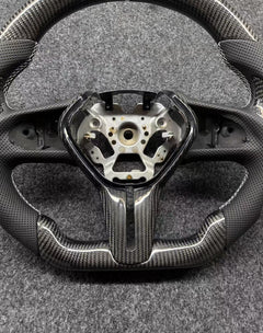 Carbon Fiber Steering Wheel For Infiniti Q50 Q60 QX50 QX55 W/Cover 2016-2024