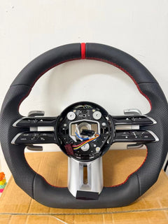 Carbon Fiber Steering Wheel for Mercedes-Benz AMG A B C S G E 2012-2024 OLD TO NEW