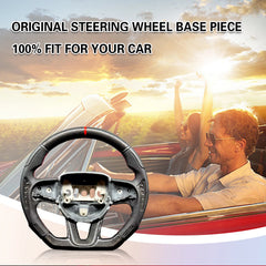 Carbon Fiber Steering Wheel for Dodge Charger Jeep Grand Cherokee (SXT/GT/RT/SRT) 2015-2020