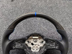 Carbon Fiber Steering Wheel For VW MK7 MK 7.5 Golf GTI 2013-2020 Blue Line