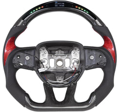 Carbon Fiber Steering Wheel for Dodge Charger Jeep Grand Cherokee (SXT/GT/RT/SRT) 2015-2020