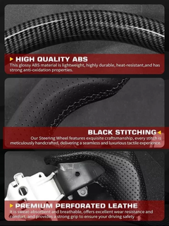 REAL CARBON FIBER STEERING WHEEL FOR LEXUS ISF IS200/250/ 300/350 2014-2024