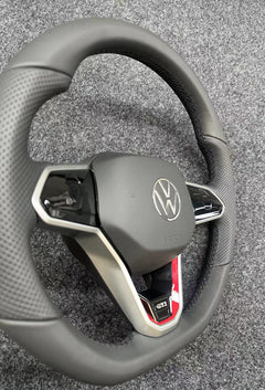 Carbon Fiber Steering Wheel For VW Golf 8 Mk8 GTI Golf R 2020–2024