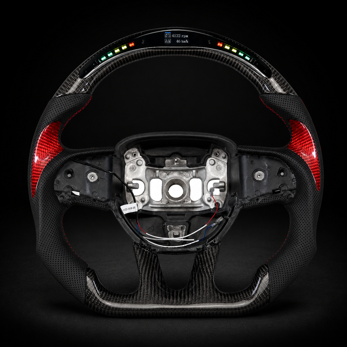 Carbon Fiber Steering Wheel for Dodge Charger Jeep Grand Cherokee (SXT/GT/RT/SRT) 2015-2020