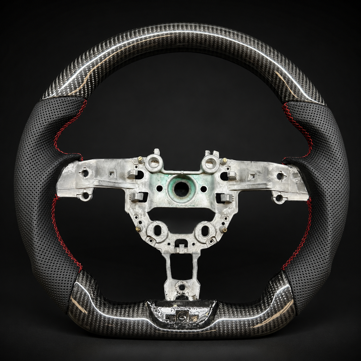 REAL CARBON FIBER STEERING WHEEL FOR KIA STINGER/GT2 2018-2023