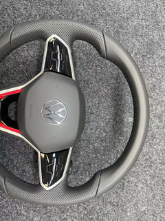 Carbon Fiber Steering Wheel For VW Golf 8 Mk8 GTI Golf R 2020–2024