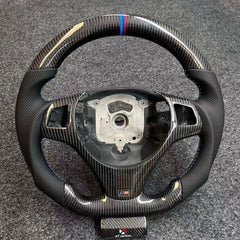 Real Carbon Fiber Steering Wheel for BMW E90 E92 E93 M3 328i 335i 135i W/Cover