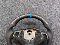 Real Carbon Fiber Steering Wheel for BMW E90 E92 E93 M3 328i 335i 135i W/Cover