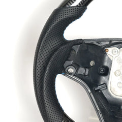 Carbon Fiber Perforated Leather Steering Wheel for BMW E90 E92 E93 M3 328i SSG