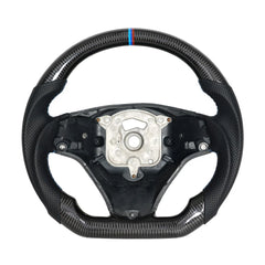 Carbon fiber perforated leather steering wheel for BMW E90 E92 E93 M3 328i 335i 135i