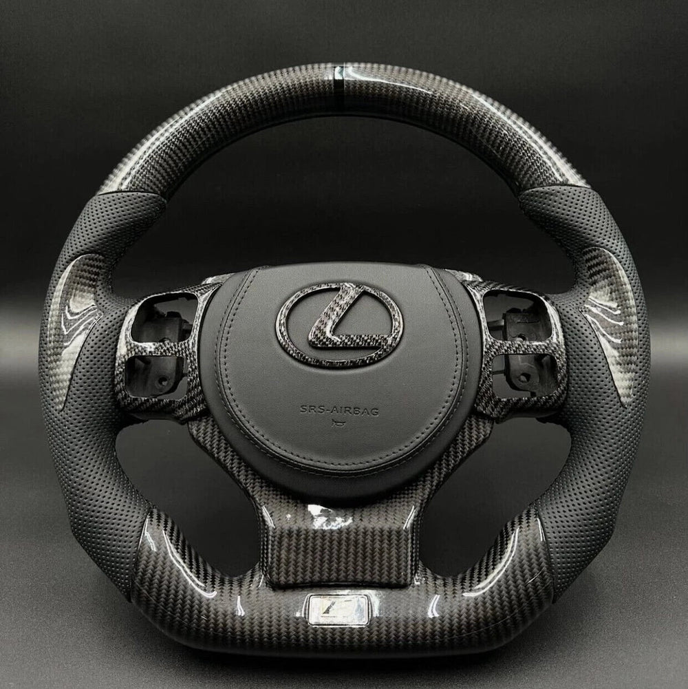 CARBON FIBER STEERING WHEEL FOR LEXUS ISF IS200/250/ 300/350/200T/500 2014-2023